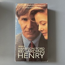 Paramount Regarding Henry VHS NTSC Drama PG-13 Harrison Ford Annette Bening 1991
