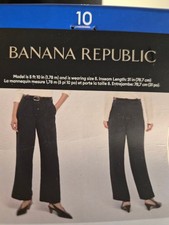 Banana Republic Women's Black Dress Pants Size 10 0413