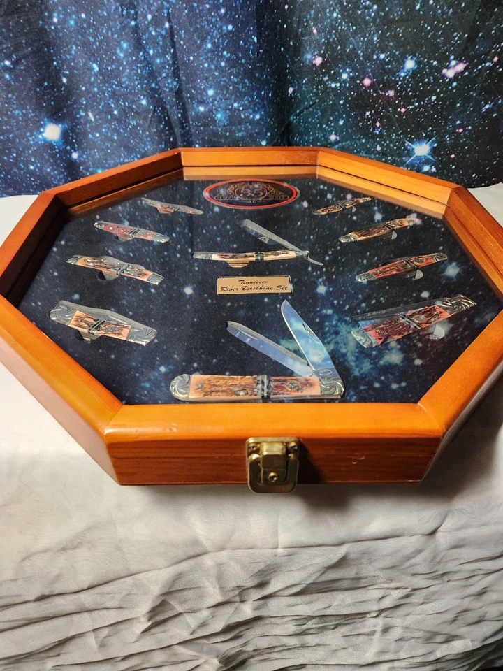 Juego Completo de 10 Cubiertos Frost 35 Aniversario 35-TRB Tennessee River Birchbone Foto 3 de 4