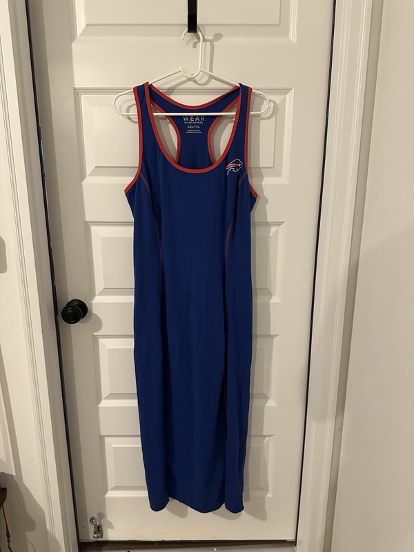 Blue Wrestling Singlet w/ Red Trim Buffalo Bills Logo XL/TTG