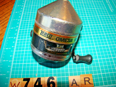 W0746 AR MADE IN USA ZEBCO OMEGA 181 USA SPINCAST FISHING REEL | eBay