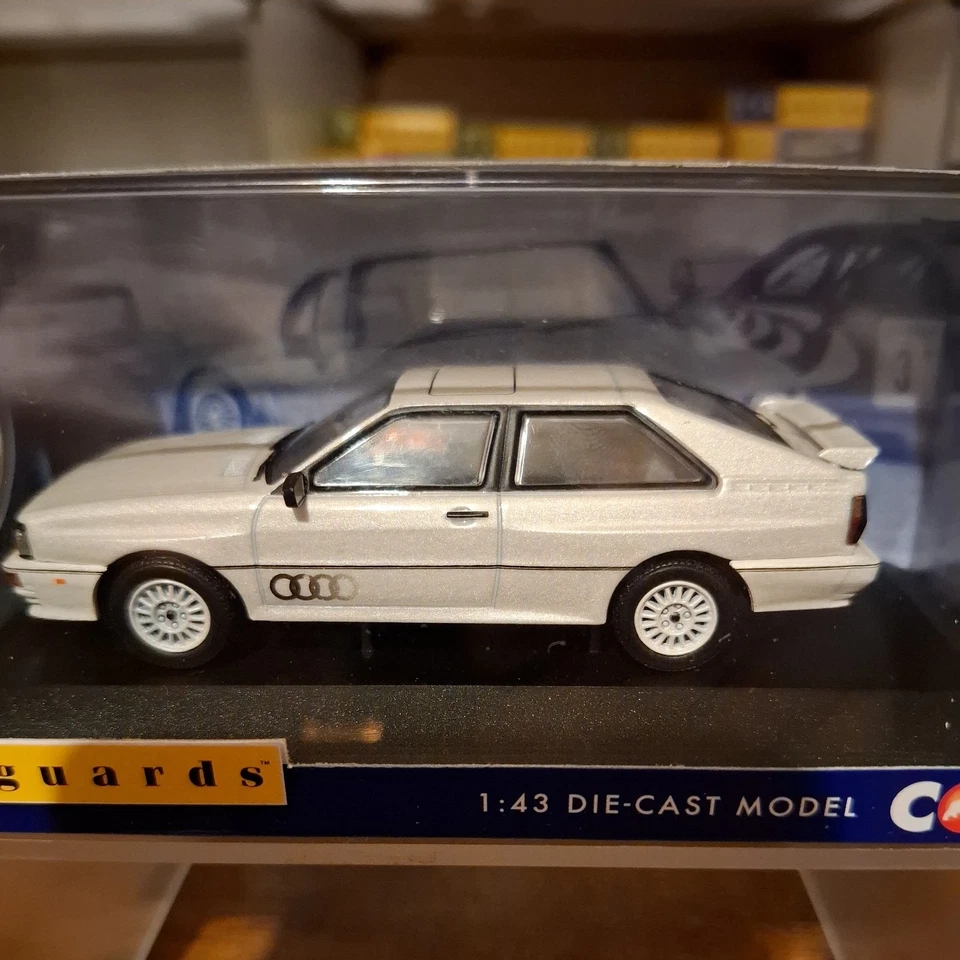 1/43 Boxed Model Corgi Vanguards VA12901B Audi Quattro Perlmittweisse 1987 - Image 2 of 4