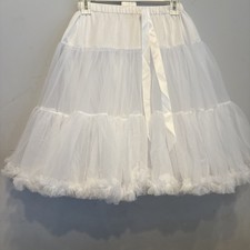 Gonna bianca Peticote gonna in tulle bianca 