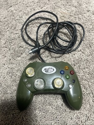 Mad Catz Controller Pad Original Microsoft Xbox Controller #4516 Green