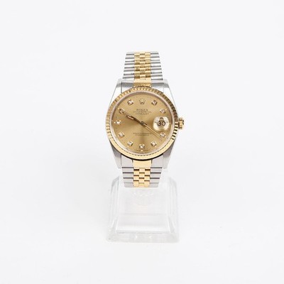 Rolex Datejust 36MM 10P Diamant Automatik Uhr Kombi 157547957 [U]