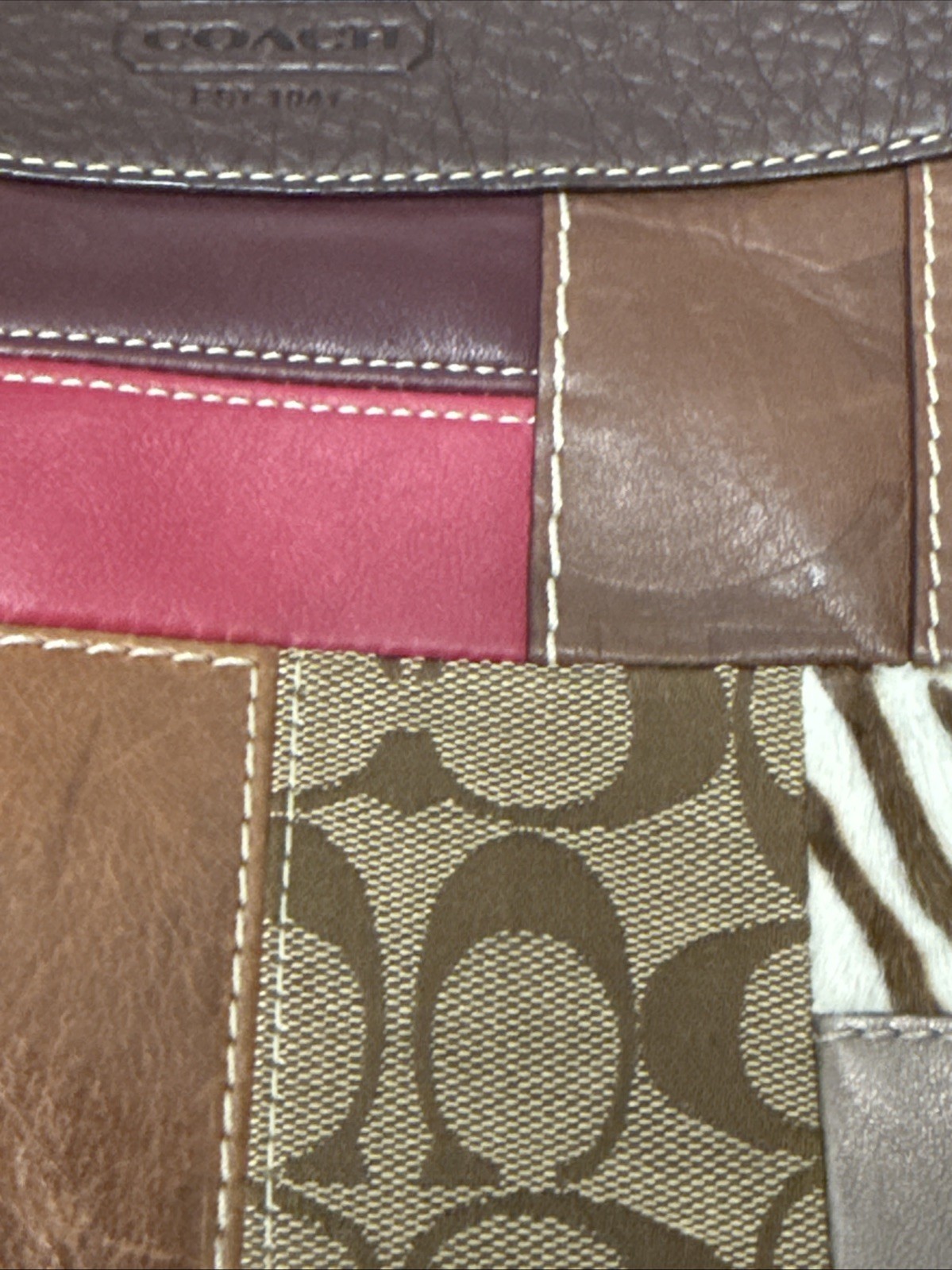 Coach Patchwork Crossbody/Shoulder Bag Vintage Y2K - image 14