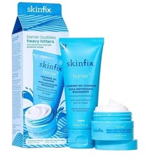 NEW Skinfix Heavy Hitters Barrier Buddies Foaming Oil Cleanser Peptide Cream