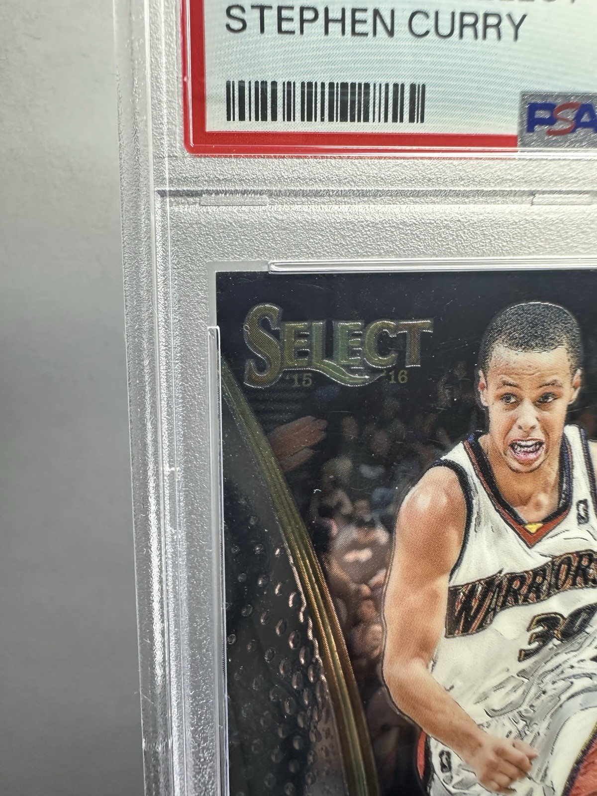 2015 Select Courtside Stephen Curry Rookie Image Hobby Short Print #293 - PSA 9 view 1