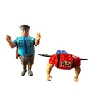 Vintage 1989 Kenner Real Ghostbusters Mail Fraud & Granny Gross Action Figures