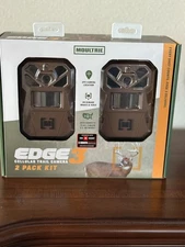 Moultrie Edge 3 Cellular Trail Camera - 2 Pack - 40MP HD Photo Capture - 1080p