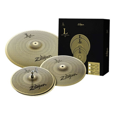 #ad Zildjian L80 Low Volume Cymbal Pack of Hi Hats Crash and Crash Ride $301.99
