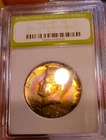 1967-P Kennedy Half Dollar 40% Silver Philadelphia Mint. RAINBOW.