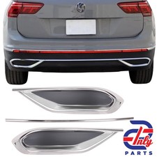 Auspuff Attrappen Auspuffblenden Edelstahl f&uuml;r VW Tiguan + Allspace (ab 2020)
