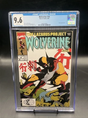 Wolverine #28 (Marvel Comics Early August 1990) CGC Graded 9.6 White Pages