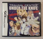 2006 Trauma Center Under the Knife Nintendo DS Case & Manual Only - No Game Cart