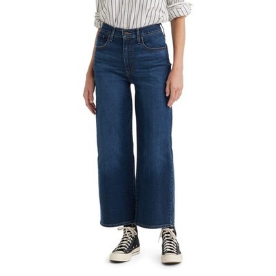 Levi's Women's High Rise Wide Leg Jean, Winter Evening, 32-27