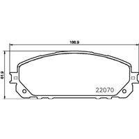 Brembo BremsbeläGe Bremsbelegsatz Vorne System Advics FüR Jeep Cherokee