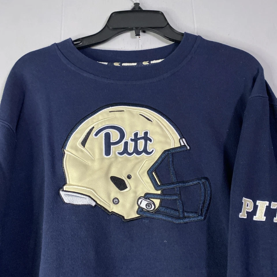 Sudadera De Colección Pitt Universidad De Pittsburgh Fútbol Y2K Adulto Grande 27x27 Cuadrada Foto 4 de 4
