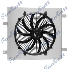 Aluminum Shroud Fan for 2020-22 Jeep Gladiator / 2018-22 Wrangler 3.0L,2.0L 3.6L