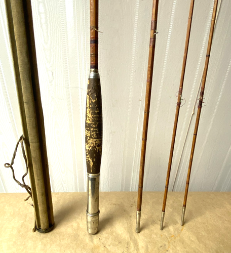 Vintage 4 Section Bamboo Fly Rod - 6 Oz - 第 3/6 張圖片