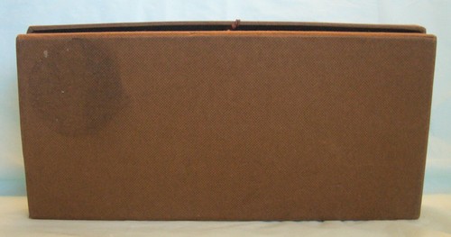Vtg Unusual Bamboo Top Cloth Possibles Box W Divider Elastic Bead Lift Off Lid - Picture 3 of 11