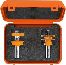 CMT 800.624.11 3-Piece Adjustable shaker Router Bit Set, 1/2-Inch Shank