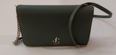 Jimmy Choo Tote Bag Sale NWT NEW Jimmy Choo JC Chain Wallet Black