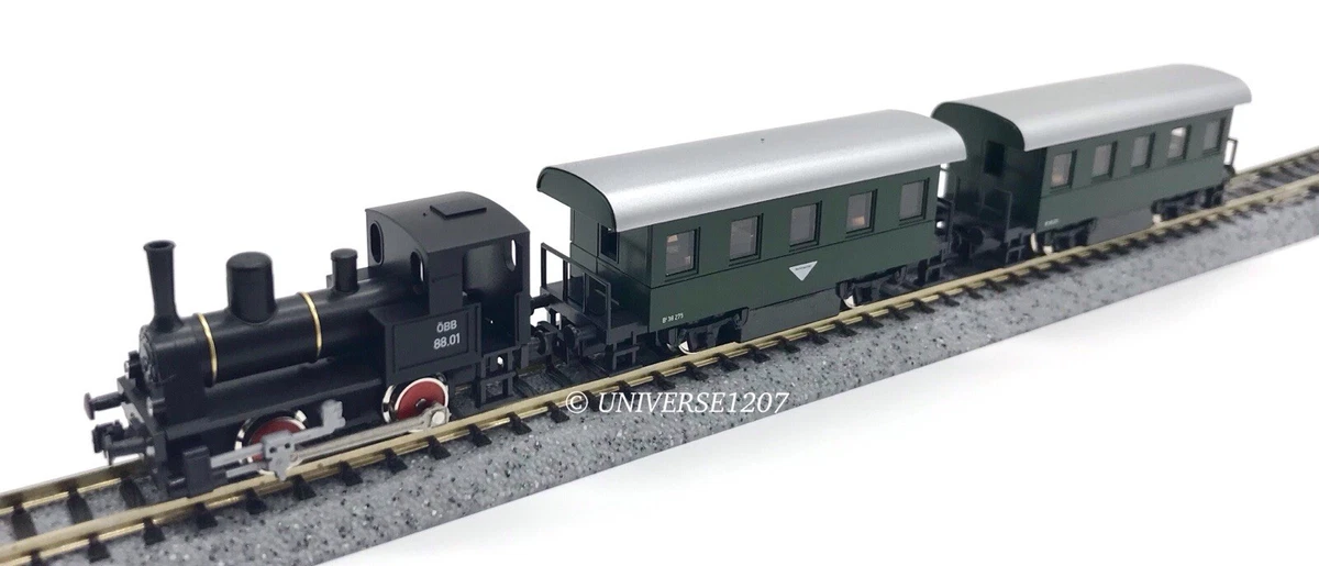 Kato K105003 Dampflok mit Personenwagen