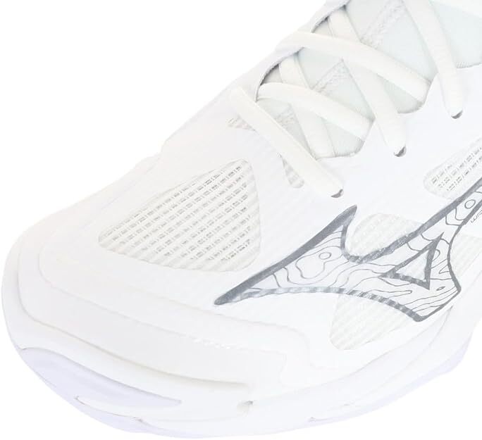 MIZUNO WAVE MOMENTUM 3 MID Volleyball Shoes White Gray V1GA2317