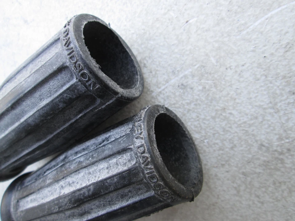 Guidão Harley-Davidson com script cabeça chata U UL ULH Knucklehead EL FL novo - Imagem 3 de 4