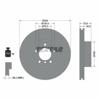 Bremsscheibe BMW P. E39 96- 324X30 Vent.