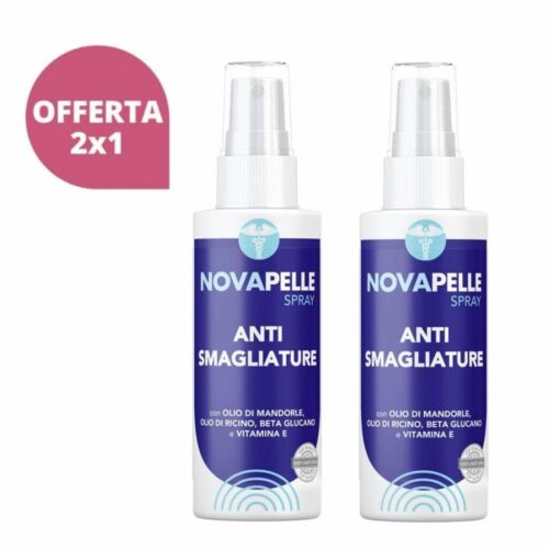 NovaPelle Spray Smagliature 2x Pelle elastica Girovita Fianchi Cosce Seno Glutei - Foto 1 di 15