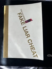 signed fake liar cheat tod Goldberg 