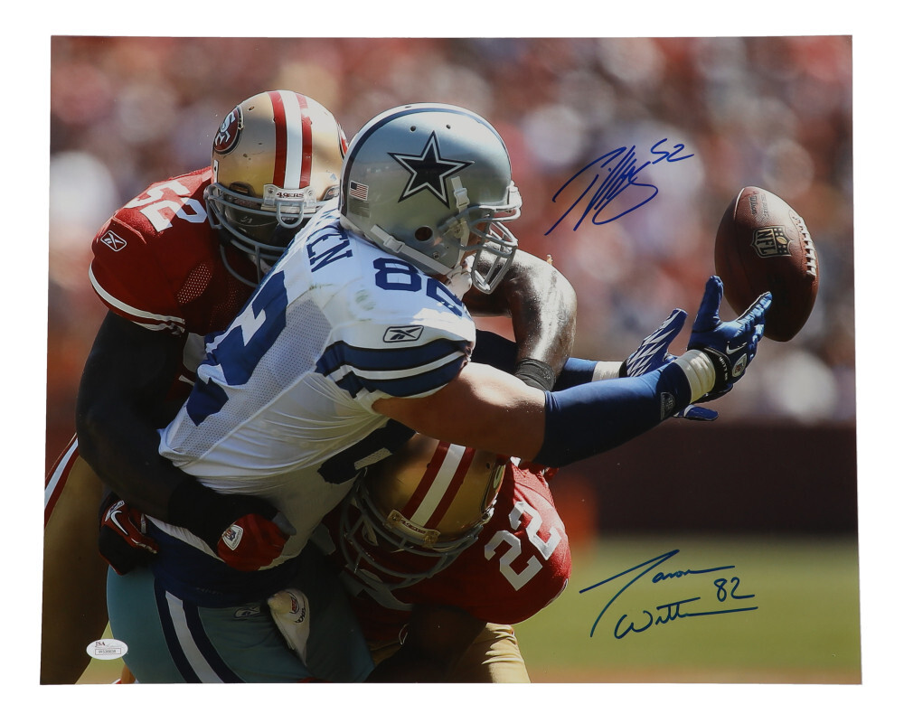 Patrick Willis & Jason Witten Autographed Signed Dallas Cowboys Jason Witten & Patrick Willis 16x20 Photo (JSA) JSA Witnessed 