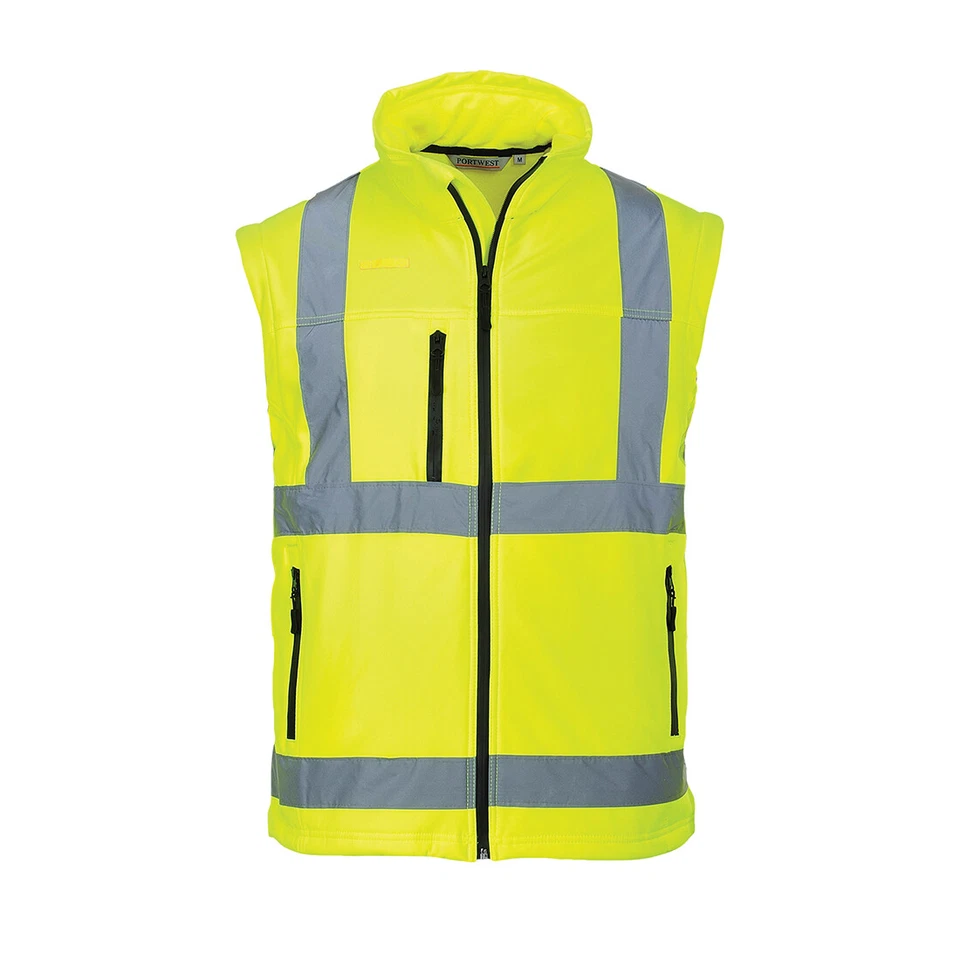 Portwest US428 Hi-Vis Reflective Softshell Waterproof Safety Work Jacket ANSI - Image 2 of 4