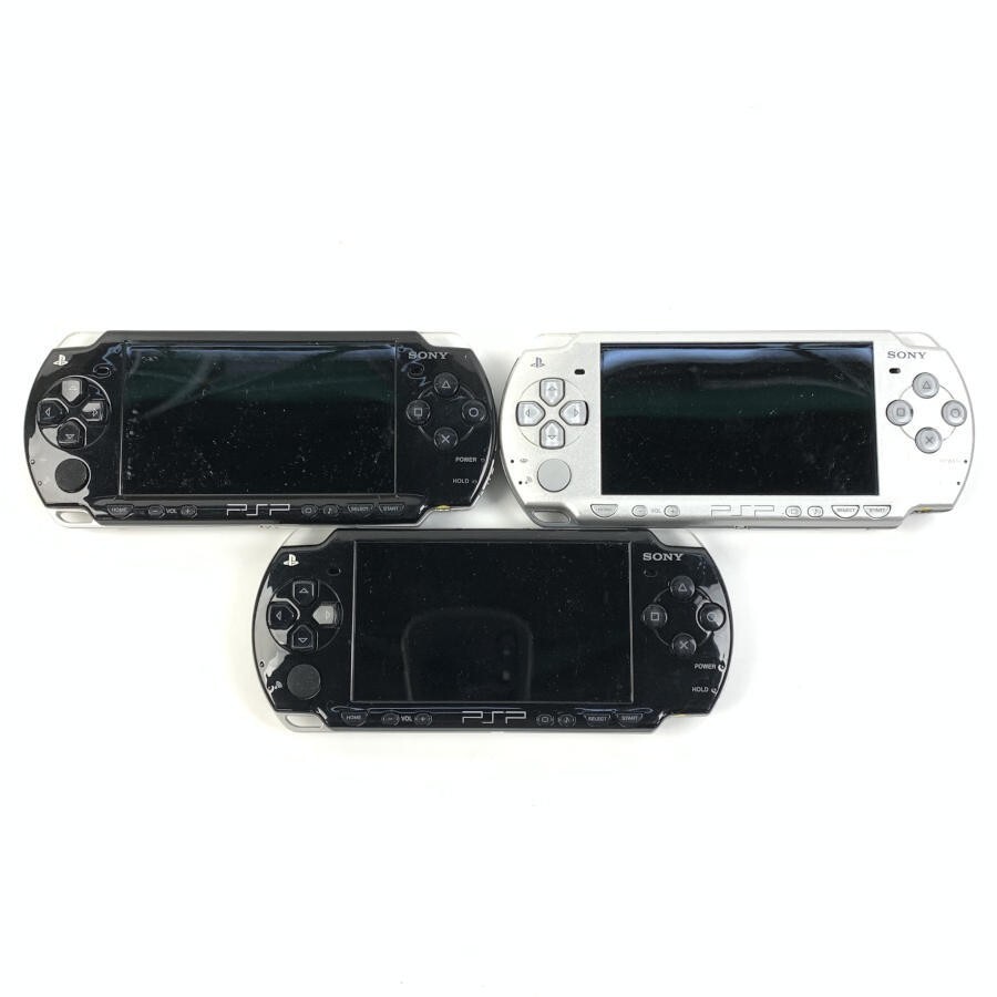 Sony PSP-2000 Console Bundle of 3 Tested Working Units No Battery Japan 7888 UG