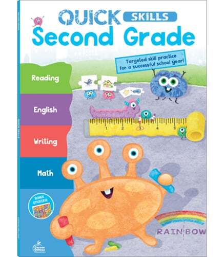 Quick Skills Second Grade Workbook by Carson Dellosa Education: New