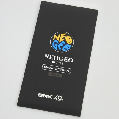 NEOGEO mini - Random Characters Stickers - (4 pcs Set