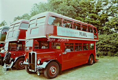 ORIGINAL 35mm DIA - RLH 23 bei HILLINGDON BUS RALLYE JUNI 1978 (Datei 005)