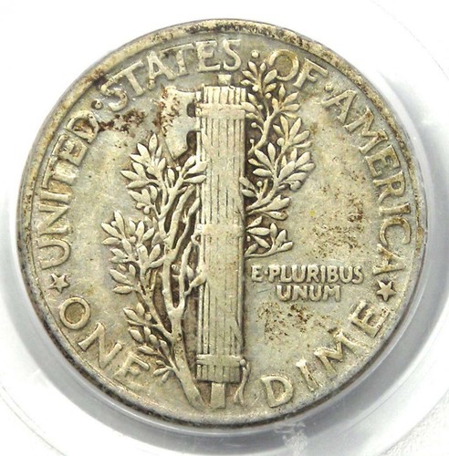 1921 Mercury Dime 10C Coin - Certified PCGS VF30 - Rare Key Date! - Picture 6 of 6