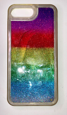 iphone 7 plus case glitter liquid