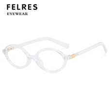 Oval Fashion Myopia Glasses For Men Women Anti Blue Light Nearsighted Glasses