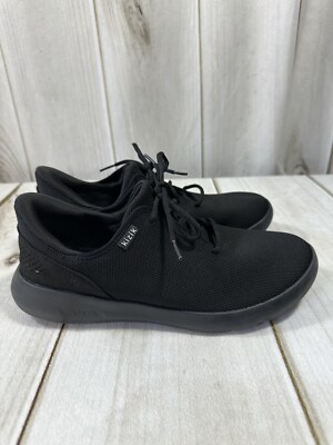 Kizik Eco Mens 10.5 Wide Knit Sneaker Shoes Black Hands Free  display picture 1