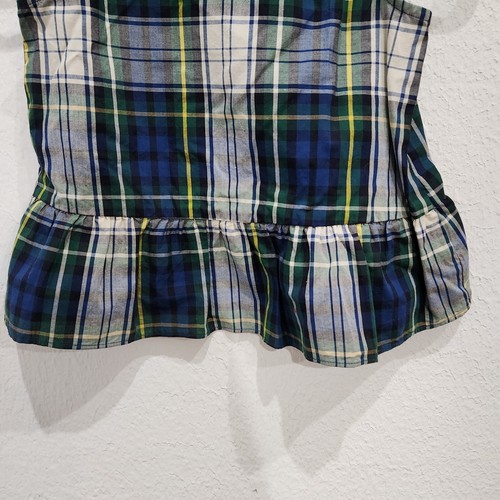 Top de peplem sin mangas CrewCuts para niña azul marino talla 5 nuevo con etiquetas - Imagen 3 de 7