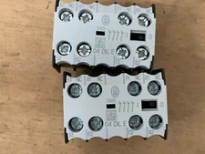 Moeller Mini Auxiliary Contact Module 600VAC 250VDC P/N 04DILE (Lot of 2)