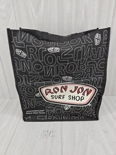 Ron Jon Surf Shop Tote Bag Reuseable Recycled Black