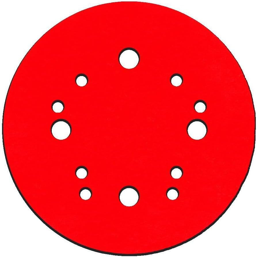 Hook and Lock ROS Sanding Discs for Wood, Metal and Plastics - 5", 120 Grit, Med