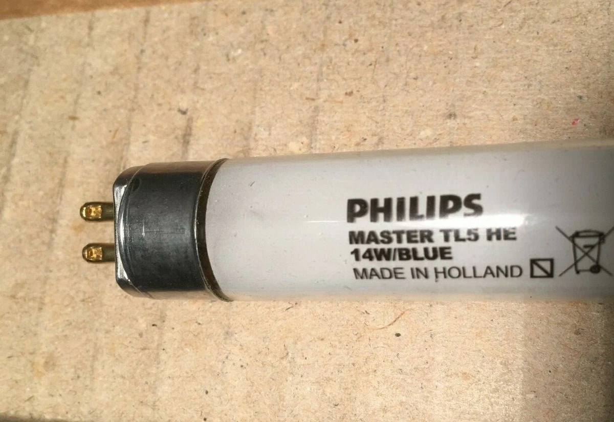 PHILIPS Master Fluorescent Lamp TL5 He 14W Blue Light Blue G5