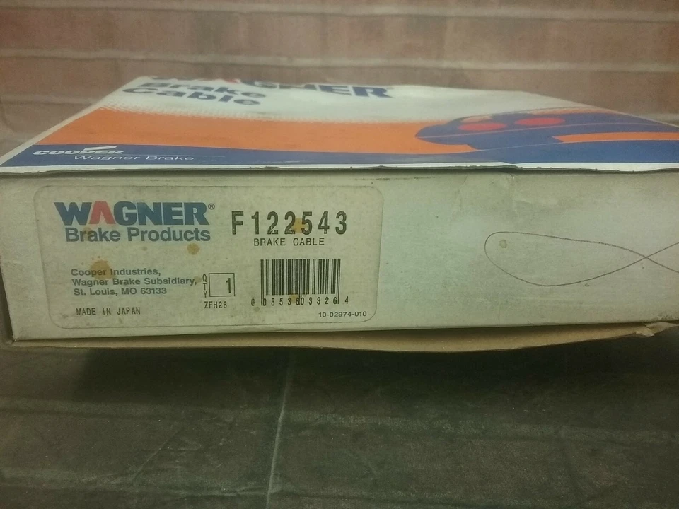 Cable de freno Wagner F122543 Foto 2 de 2