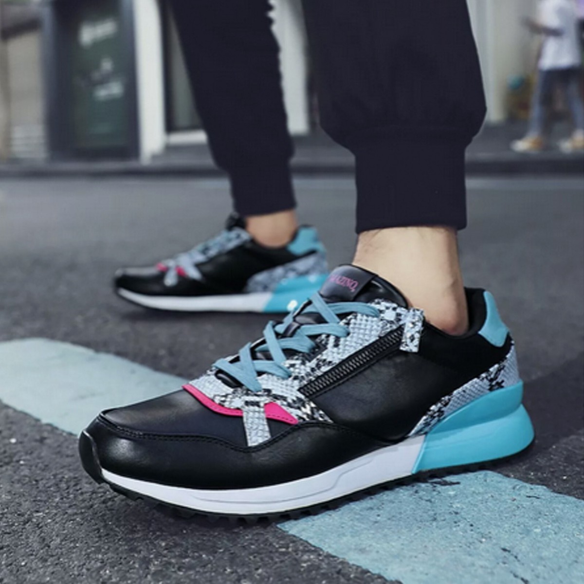 Mazino Shoes Sneakers Azurite Snake Beryl Camo Fashion Men